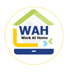 WAH - Work At Home Logo